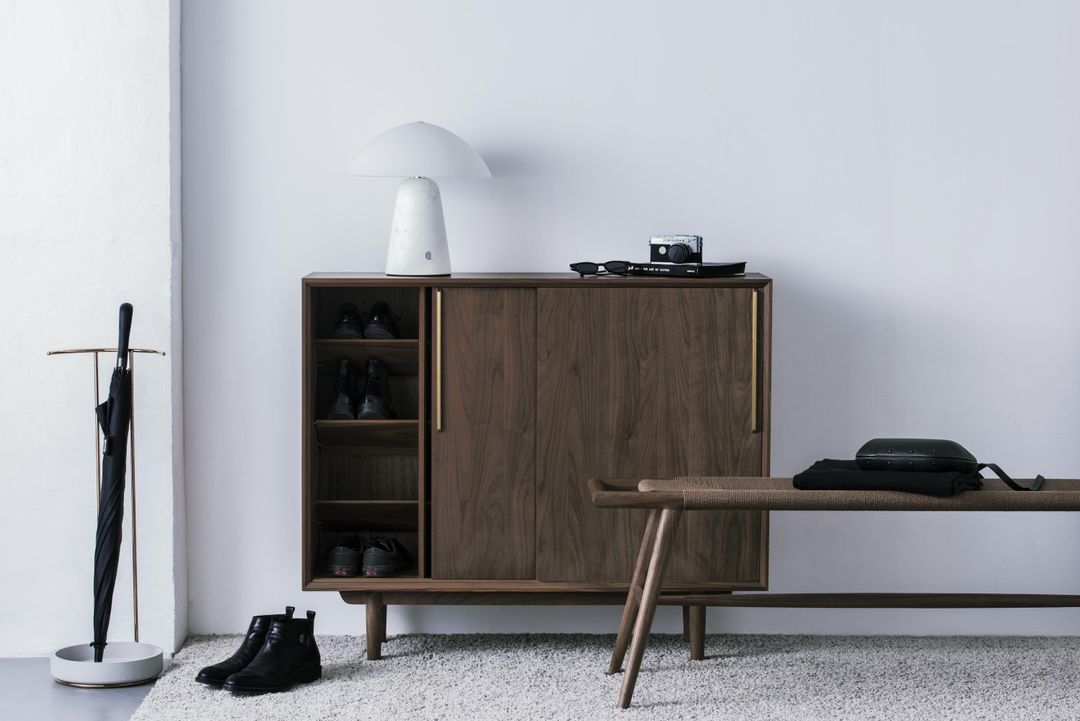 View of Minimalist Storage Solutions for Families | Living In Design